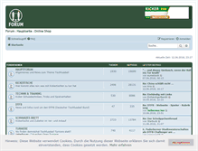Tablet Screenshot of forum.tischfussball-online.com